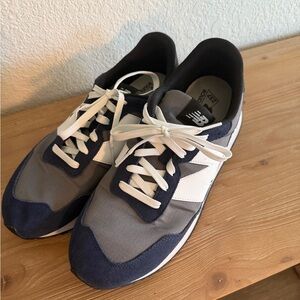 New Balance 237 Shoes Mens Sz 11 Navy Blue/Grey/White Low Top Sneakers MS237MCN